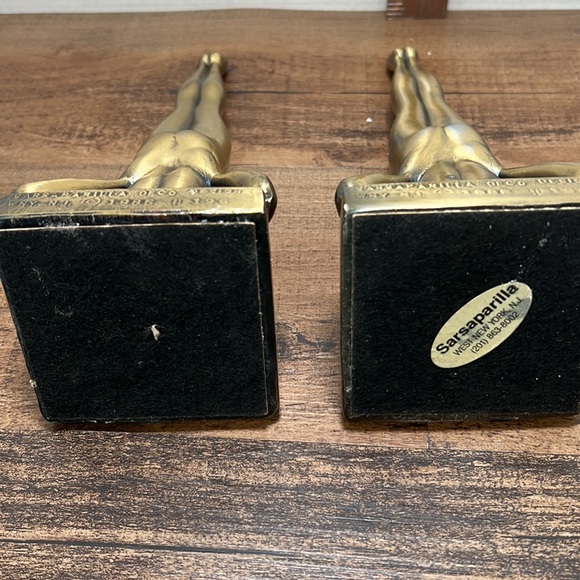 Frankart BOOKENDS 1985 Sarsaparilla NYC DESIGN DECO - Picture 5 of 5